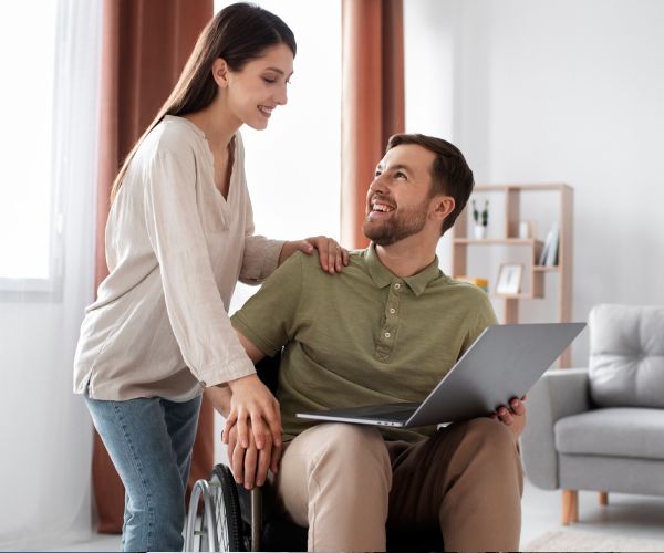 Trusted disability support services team providing care in Melbourne home